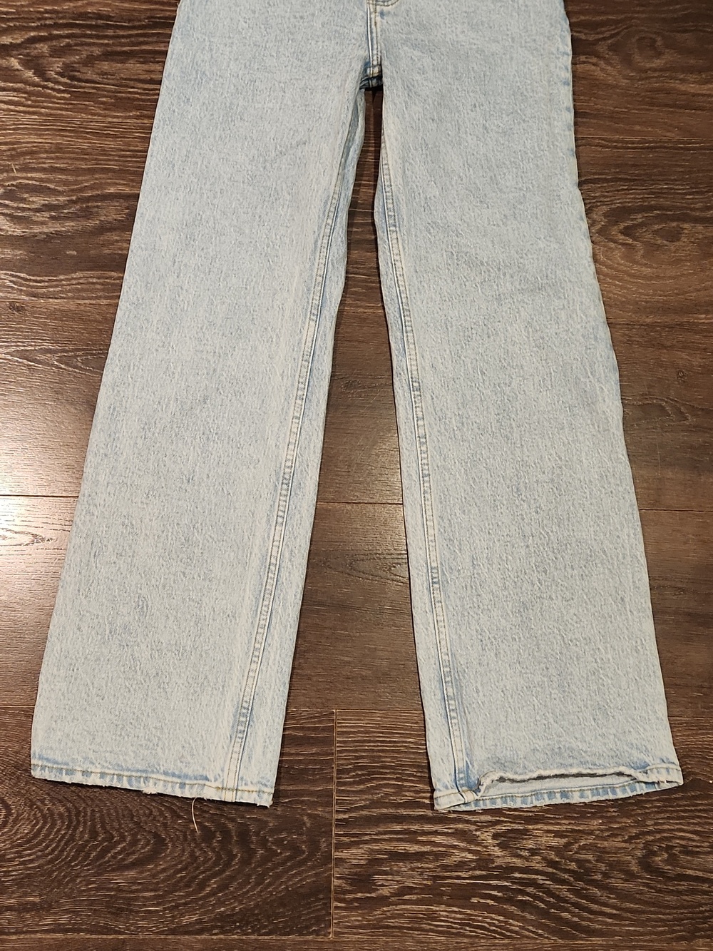 ❤️ ABERCROMBIE & FITCH 90'S HIGH RISE RELAXED WIDE LEG JEANS, 00S (24 SHORT) - Picture 10 of 14